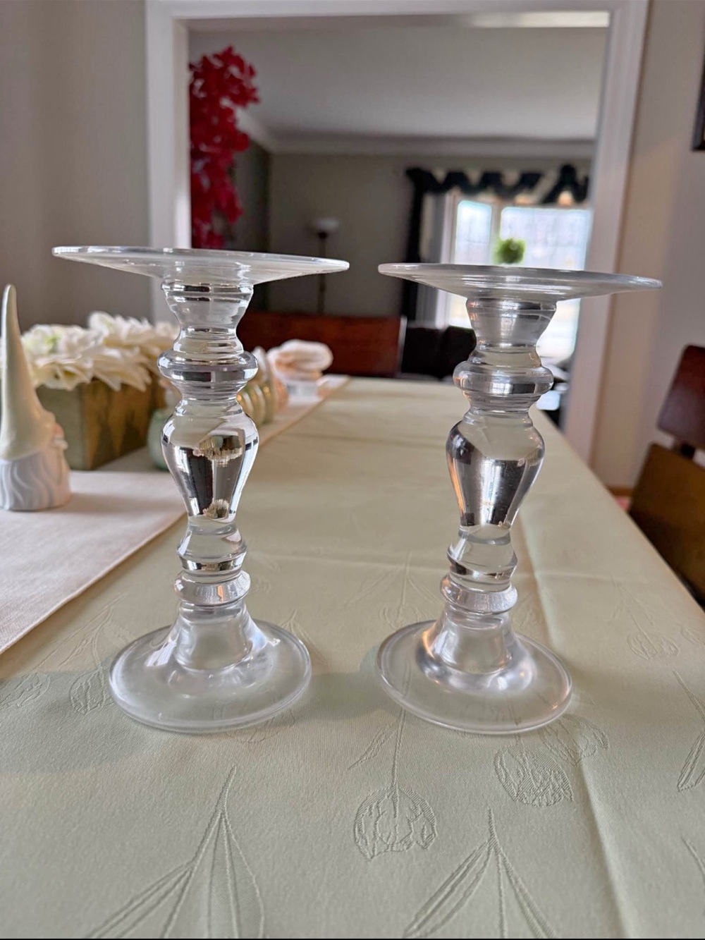 Glass Candle Stands